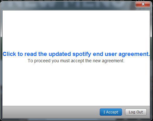 Spotify User Agreement